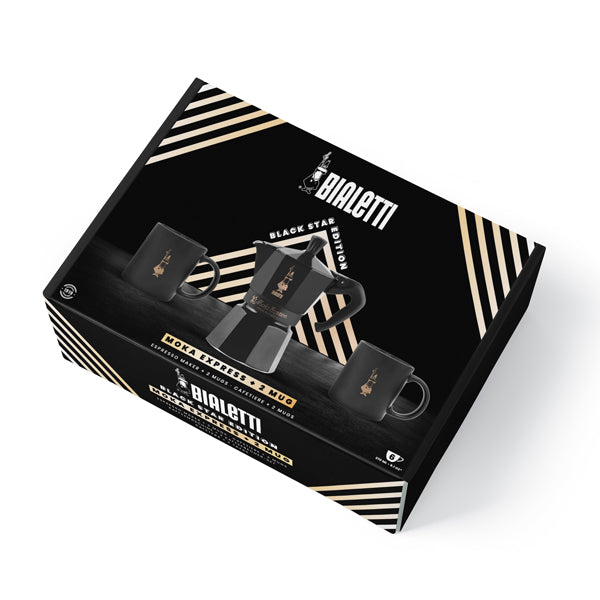 Bialetti Moka Express Black Edition Gift Set Box