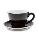 ACF Cup & Saucer 6 Set - 6oz Black