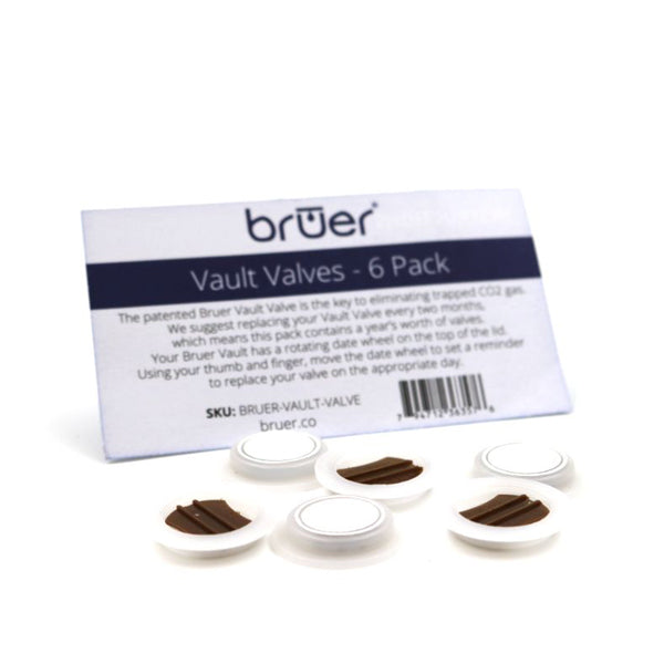 Bruer Coffee Vault Valve Set 6pk