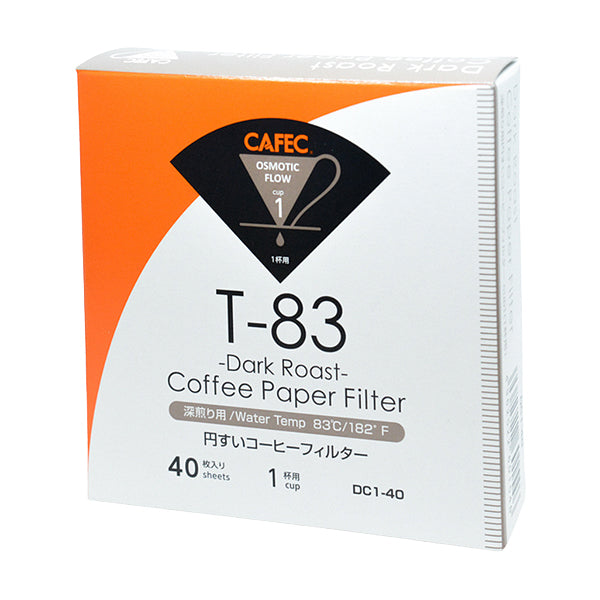 Cafec Dark Roast 40pk 1 cup filters