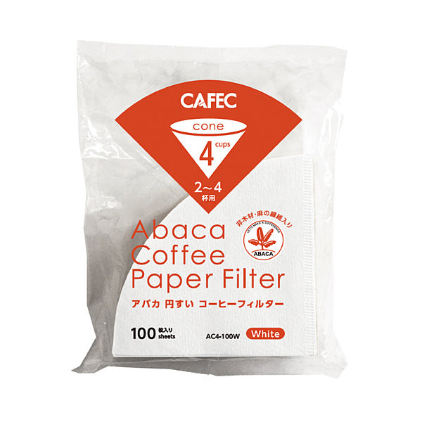 Cafec Abaca Paper Filters (100Pcs) 2 CUP