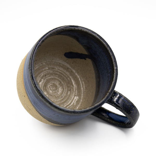 Claudia Makes Wheel-Thrown Ceramic Mug Inside of mug