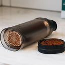 Fellow Shimmy Coffee Sieving coffee grounds