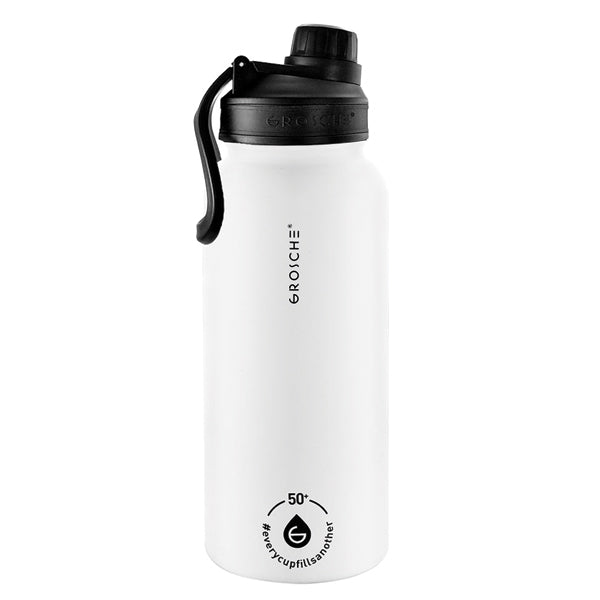 GROSCHE Chicago Steel Infuser Tumbler 32oz white