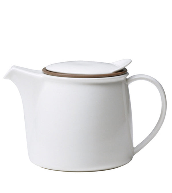 Kinto Brim Teapot 750ml White
