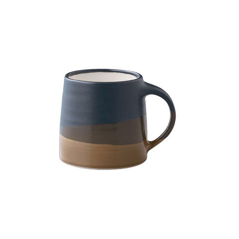 Kinto Handcrafted Porcelain Mug 320ml Brown / Black