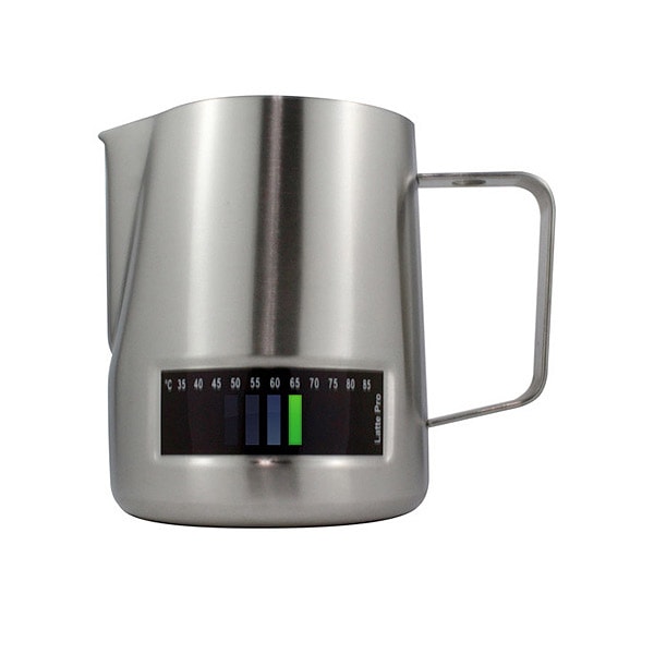 Coffee Steaming Pitcher 304 Stainless Steel Milk Frother Jug With Dual Scale For Latte Art - Gold