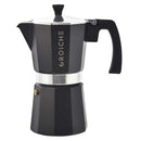 GROSCHE Milano Stovetop Espresso Maker 9 cup black