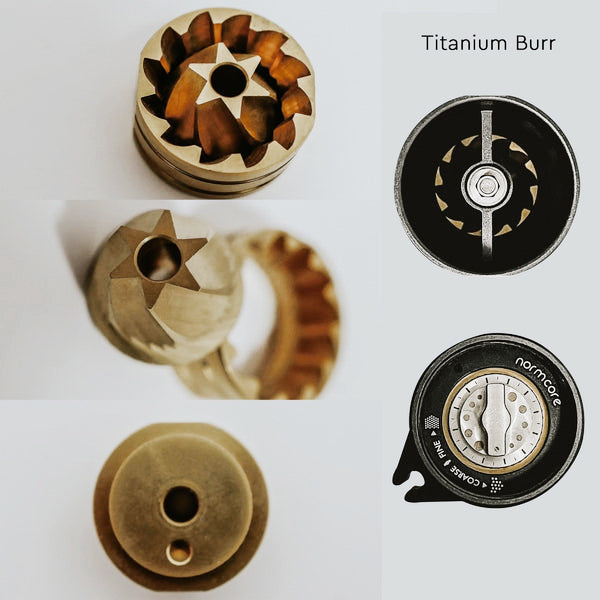 Normcore Titanium burr grinder