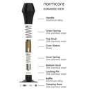 Normcore Spring-loaded Tamper V4 Diagram