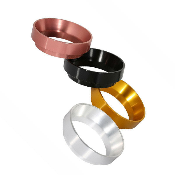 Precision Espresso Coffee Collar Dosing Ring Funnel Rose