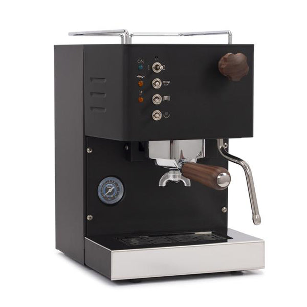 Quick Mill Pippa Coffee Machine Black with Wood