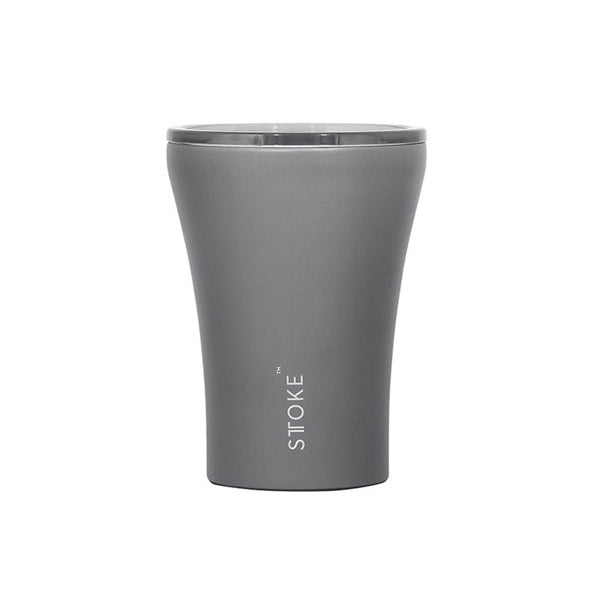 STTOKE Ceramic Reusable Cup Grey 8oz