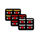 TempTag Tri Milk Thermometer Pack 12 Pack 3 Colours